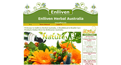Desktop Screenshot of enllivenherbalaustralia.com